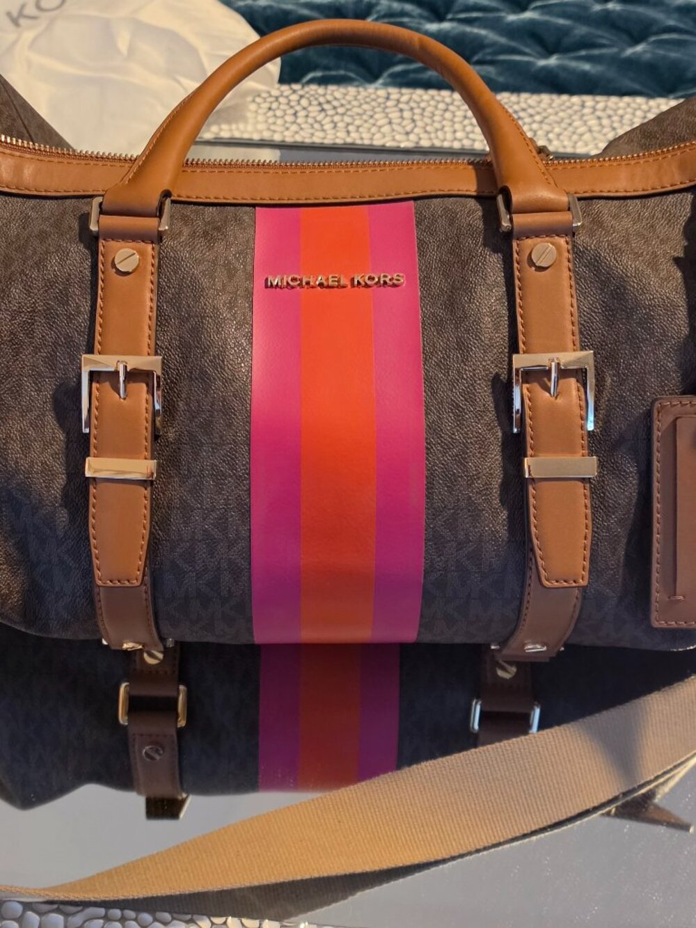 New Michael Kors Travel Duffle